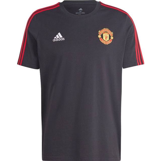 Adidas Manchester United DNA Casual Sports Short Sleeve T-Shirt Men Tops Black IA8517 L