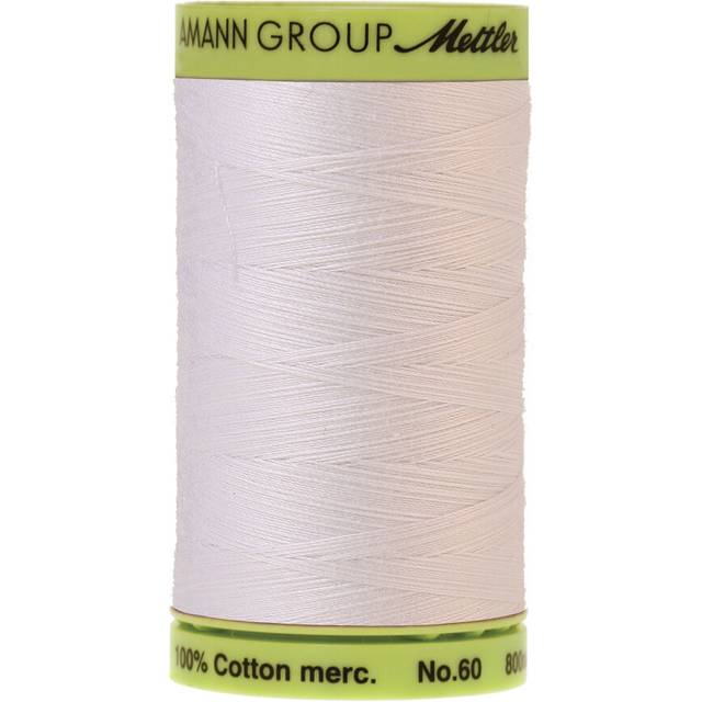 Mettler Silk-Finish Cotton Embroidery Thread  875 yd  White