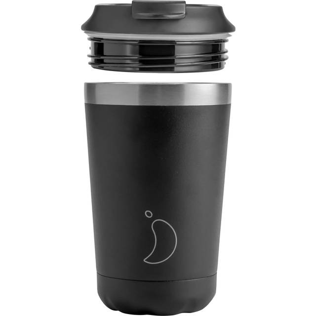 Chilly's Original Double Wall Insulated Travel Mug, 340ml, Pastel Pink
