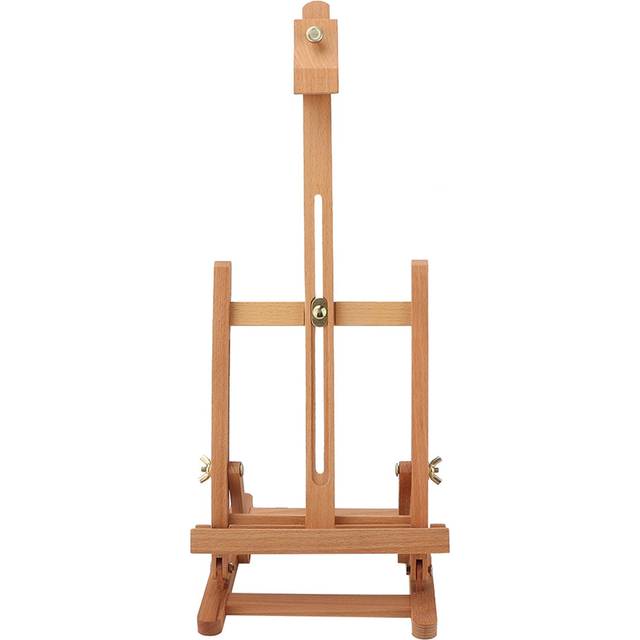 Small Wooden Adjustable Tabletop H frame Easel Studio Artist Display Stand Drawing Board