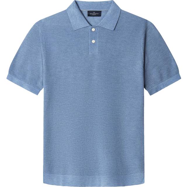 Hackett London Knitted Polo Shirt