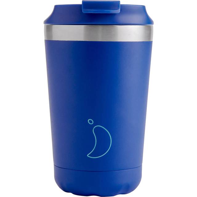 Chilly's Original Double Wall Insulated Travel Mug, 340ml, Pastel Pink