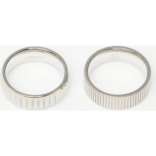 Vitaly Barrel Rings Silver 8 (8)