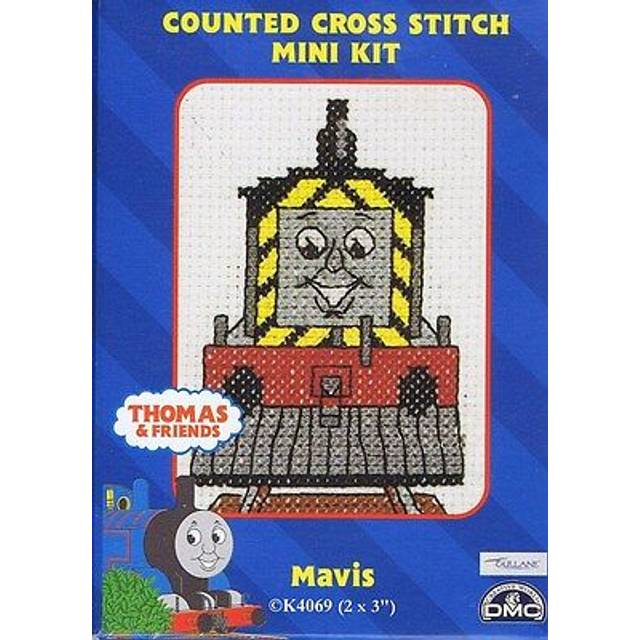 Thomas the tank engine character 'mavis' cross stitch kit - dmc