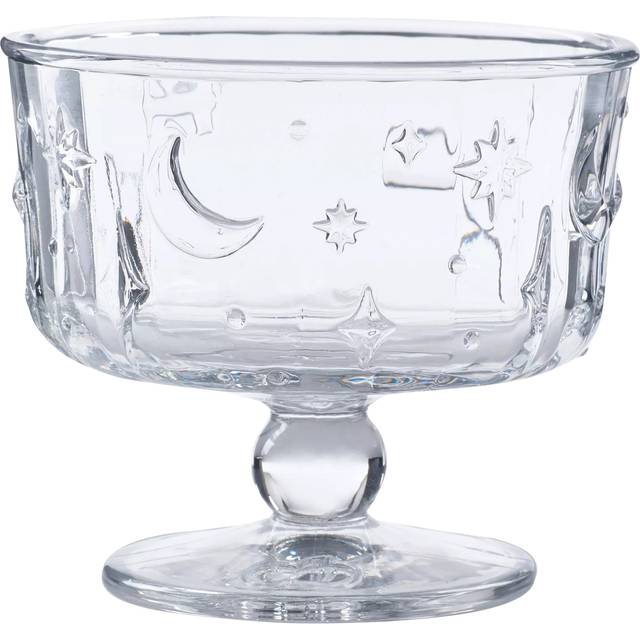 Eleanor Bowmer Electric Coast Glass Dessert Bowl, Set of 4, 11.5cm, Clear