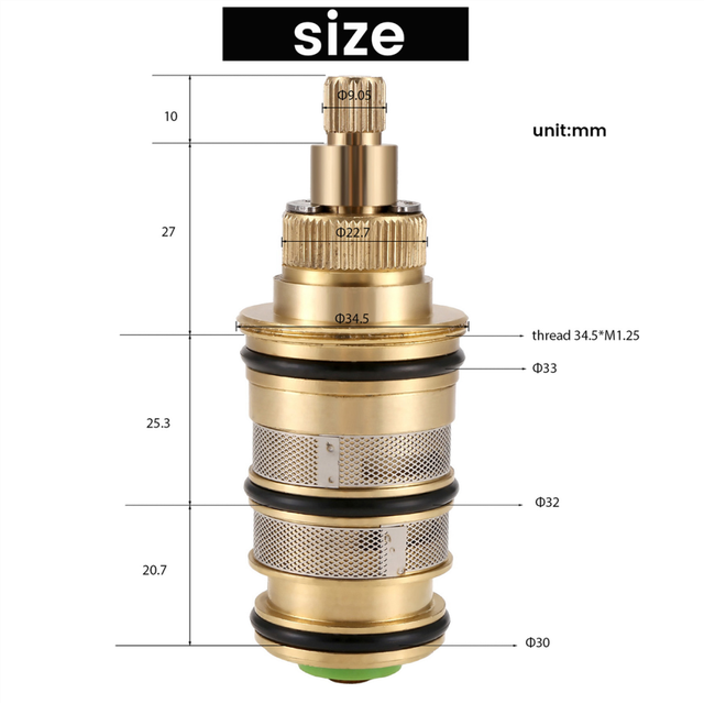 Shower Mixer Valve Bar Repair Kit Intelligent Thermostatic Valve Core