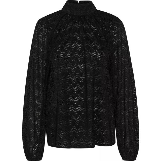 Kasmilla Lace Blouse - Black Deep - Danish brand KAFFE has been offering timeless collections adorned with feminine details since 1993. The label offers a range of versatile, minimalistic styles that look and feel great, making your daily edit stylish and effortless.