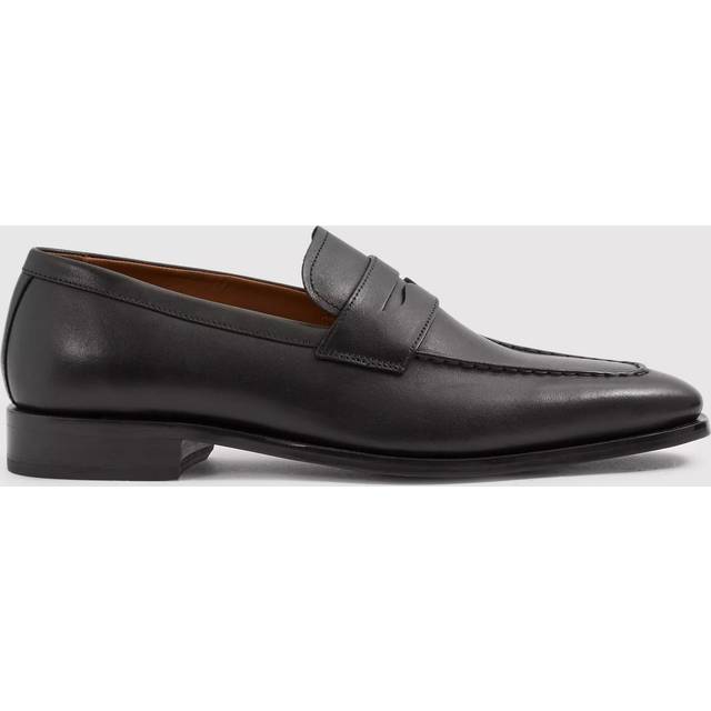 Reiss Gartlett Leather Slip-On Loafers
