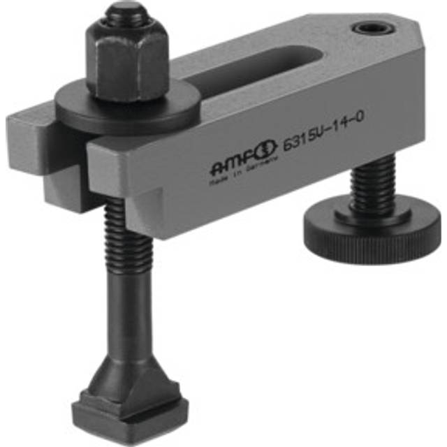 Spanneisen Nr.6315V f.T-Nut, 10mm L.100mm Spannschraube M10x10x80mm AMF