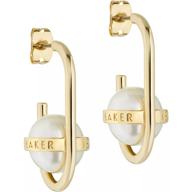 Ted Baker Peritta Pearl Statement Earrings, Gold