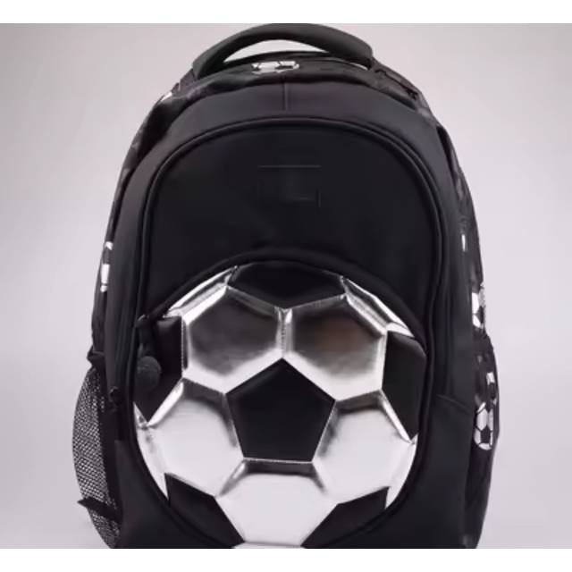 Style silver smiggle football backpack 42x 30cm