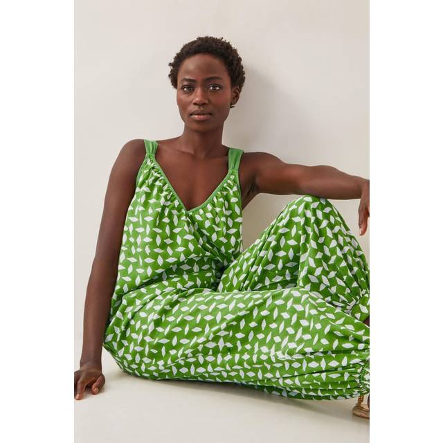 Monsoon Geena Abstract Harem Jumpsuit, Green
