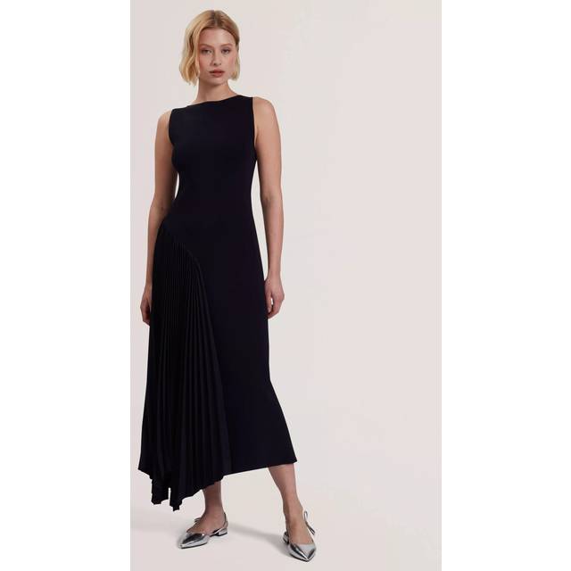 Ted Baker Knit Slash Neck Dress, Navy