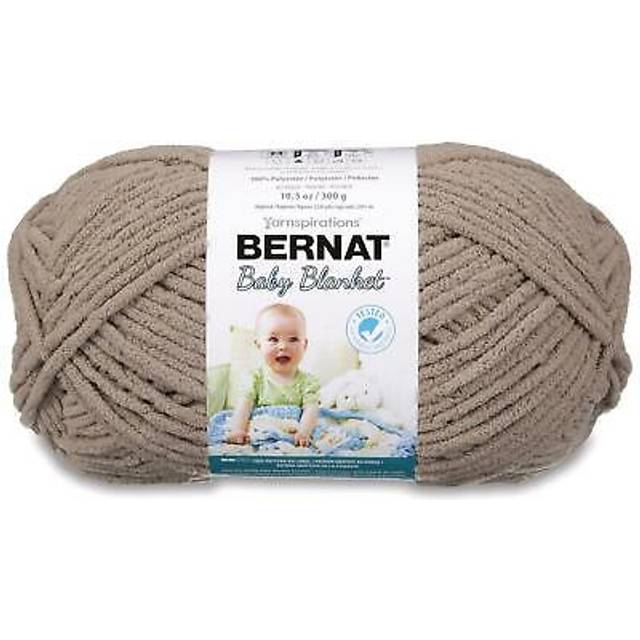 Bernat baby blanket super chunky knitting yarn wool 300g - 10029 taupe