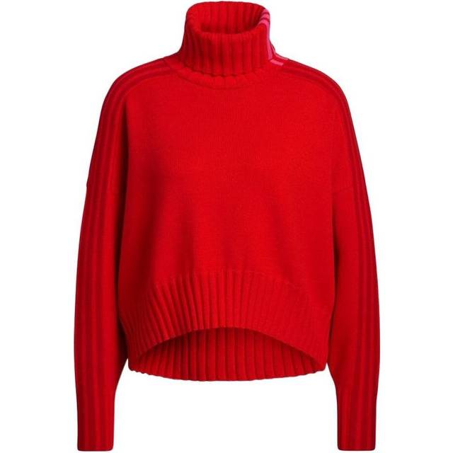 adidas x IVY PARK Crossover Side Stripe High Collar Pullover Couple Style Red HH7299 - Default Color - M