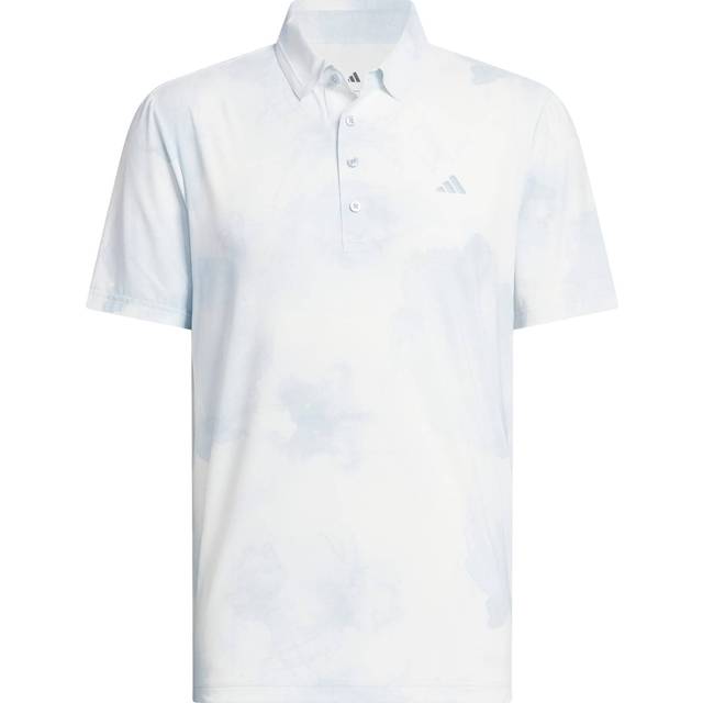 Ultimate365 Tour Printed Cool Feeling Left Chest Polo Shirt - Wonder Blue / White
