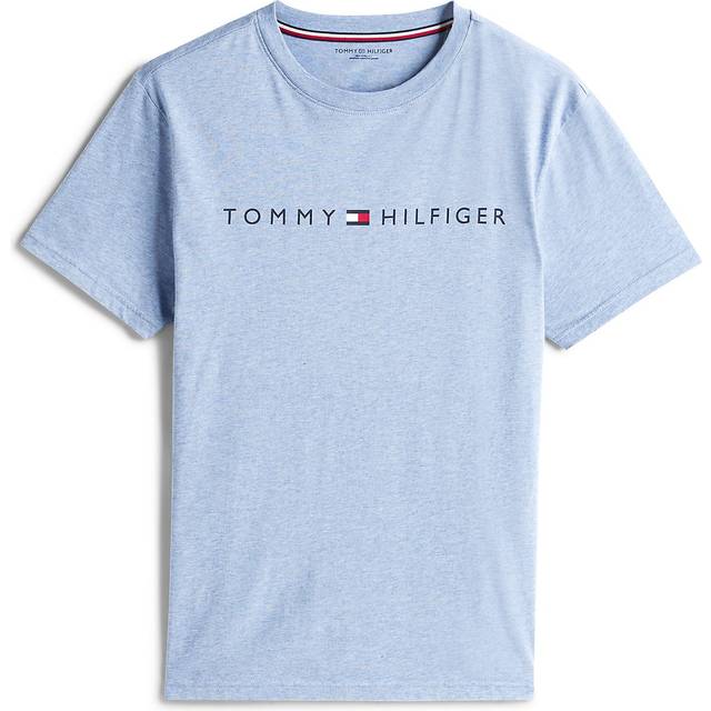 Men's Tommy Hilfiger Short Sleeve Mens Logo T Shirt - Grey - Size: 40/Regular