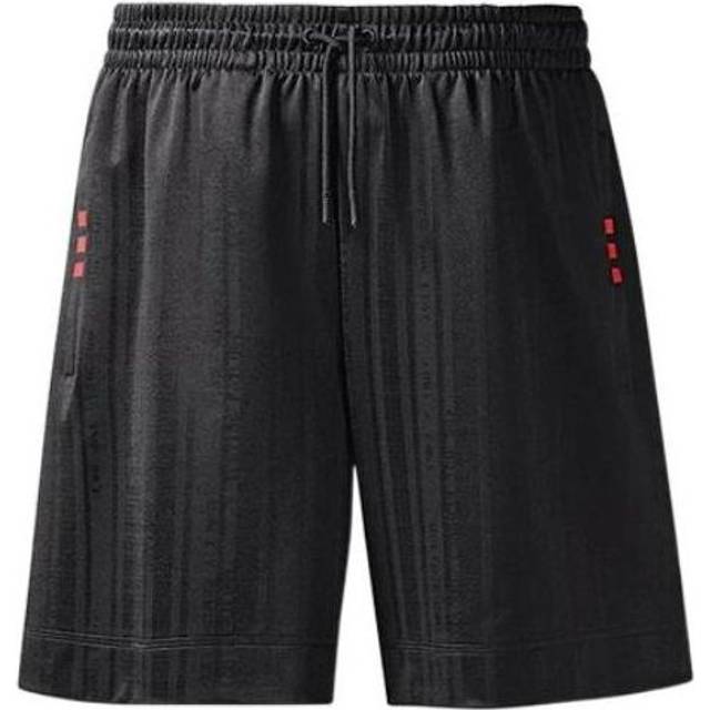 Men's adidas originals x Alexander Wang Crossover Solid Color Lacing Athleisure Casual Sports Shorts Black DM9683 - Default Color