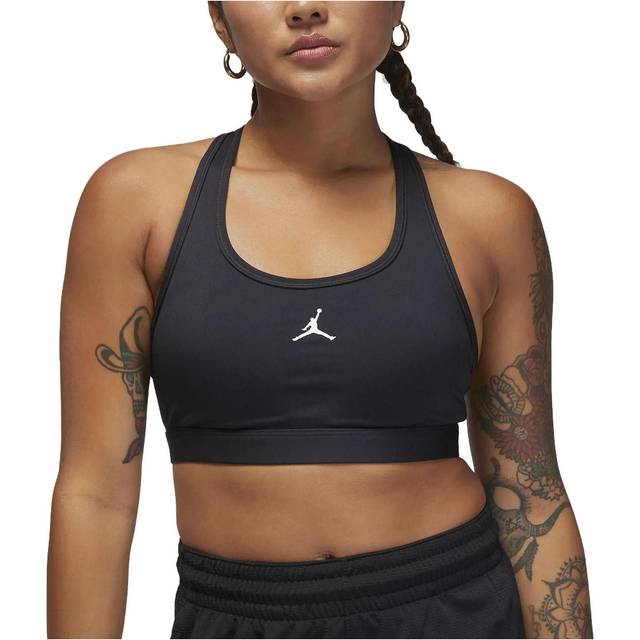 (WMNS) Air Jordan Sport Medium-Support Padded Jumpman Bra 'Black' FB6873-010 - Black/White