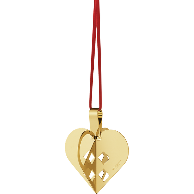 Georg Jensen 2025 Holiday Ornament Hjerte Forgyldt Juletræspynt