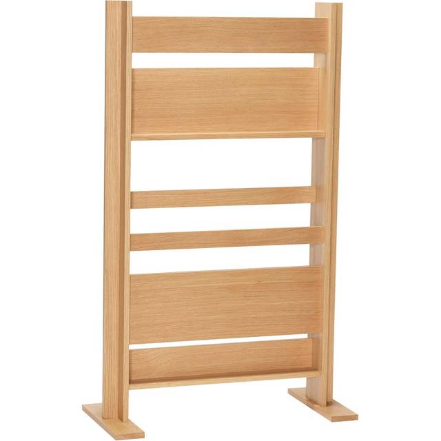 Hübsch Shape magazine rack Oak