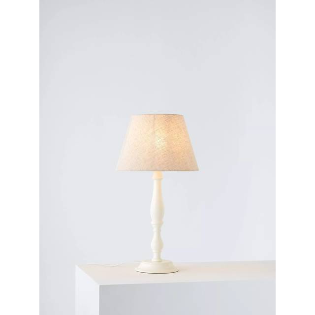 John Lewis Candlestick Table Lamp, White