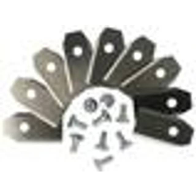 Vhbw - 9x Replacement Blade compatible with Greenworks Optimow s Cordless Lawnmower - Cutter Blades, Silversteel