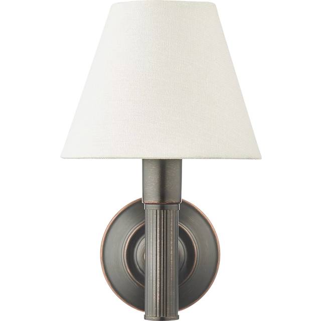 John Lewis Baily Rechargeable Wall Light, Bronze