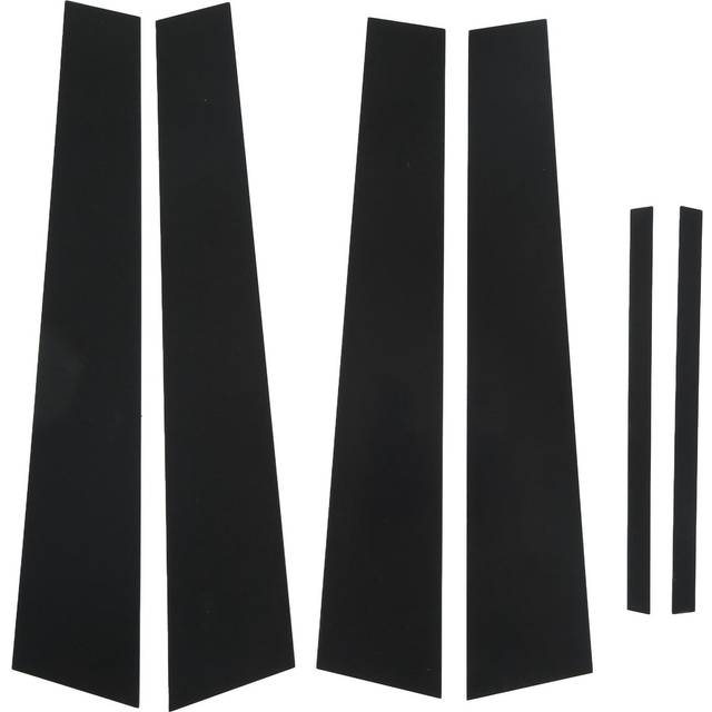 6pcs Pillar Post Decal Trim Gloss Black Side Door Window Cover Trim Replacement for Dodge Charger