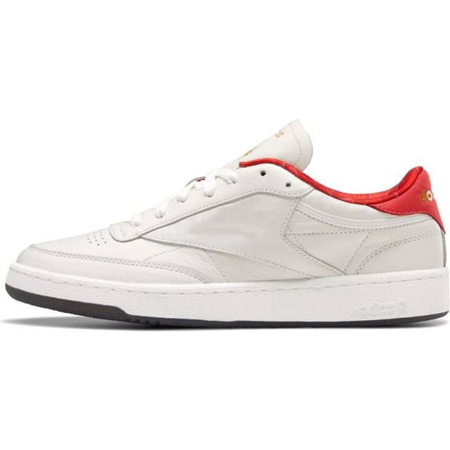 Reebok Club C 85 Sneakers White/Red/Yellow H04937 - 5.5