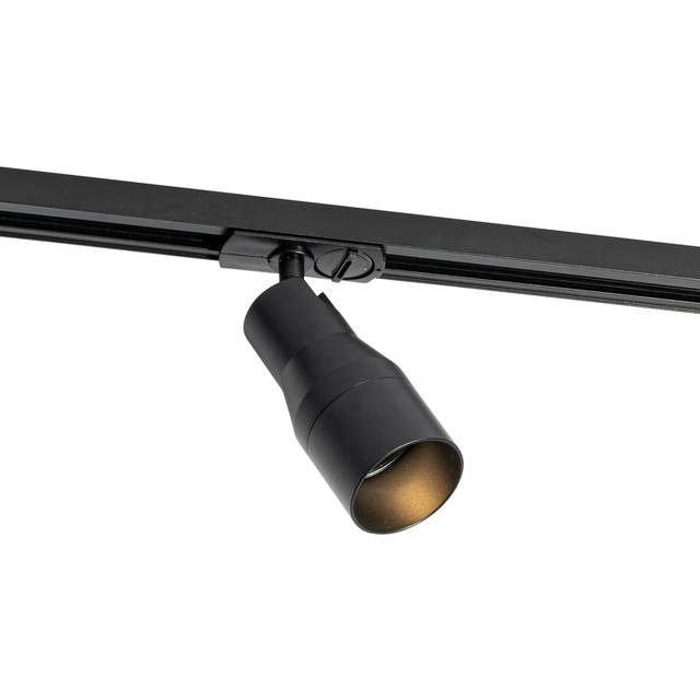 Modern Black Spotlight for 1-Phase Track System - Iconic Kohua