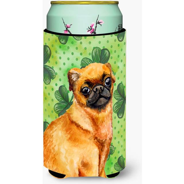 Caroline's Treasures Small Brabant Griffon St Patrick's Decorative Can Hugger  Tall Boy  Multicolor