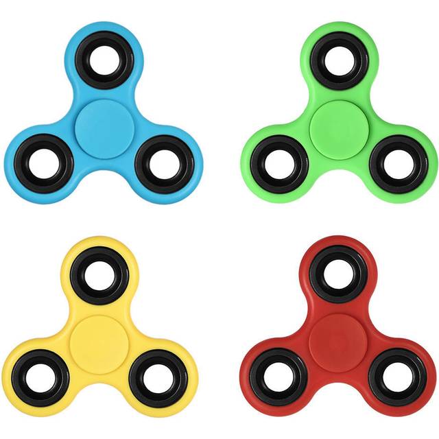 DIY Tri Fidget Spinner 360 grader Hand Finger Spinner Hybrid Rotationslager Focus Toy Nylon