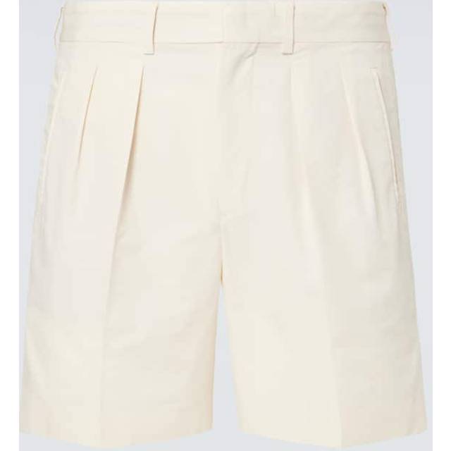 Tom Ford Cotton and silk poplin shorts - white (36)