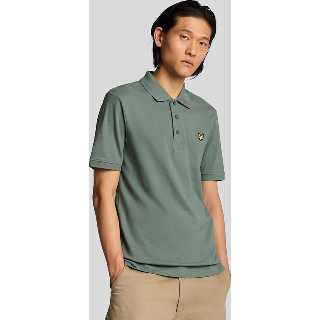 LYLE & SCOTT Plain Polo Shirt |Green |XL