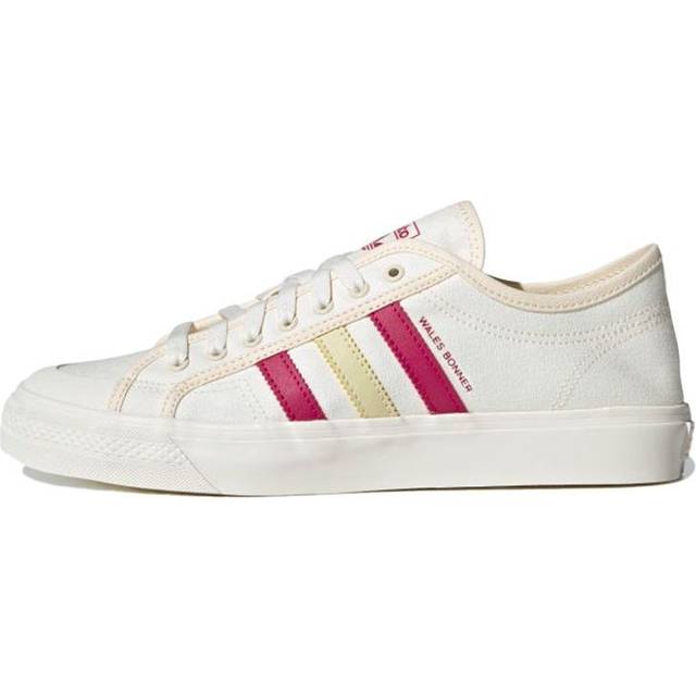 adidas Wales Bonner x Nizza Low Cream White Scarlet Unisex Sneakers Dark-Brown S42621 36