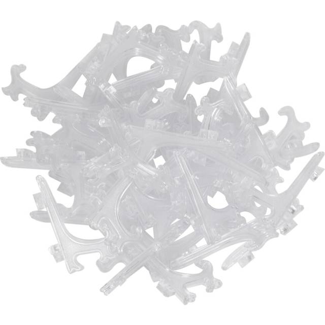 45Pcs Mini Easel Stands 3 Inch Plastic Plate Stand Holder Display Picture Easel Stand for Display Picture Frame