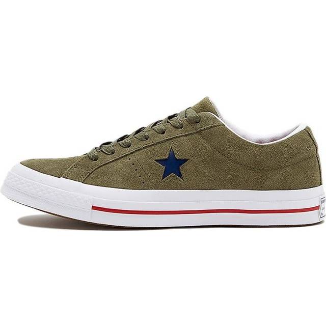 Converse One Star Non-Slip Wear-resistant Casual Skateboarding Shoes Unisex Green 161194C - 8.5