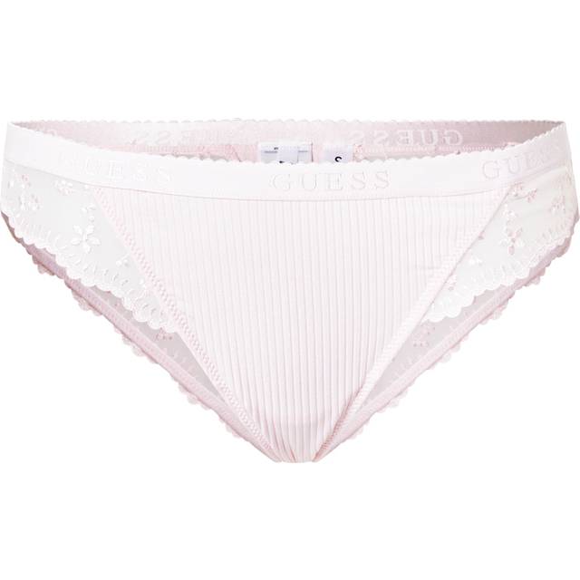 Guess Livia Satin Brazilian Briefs - Pink - XL
