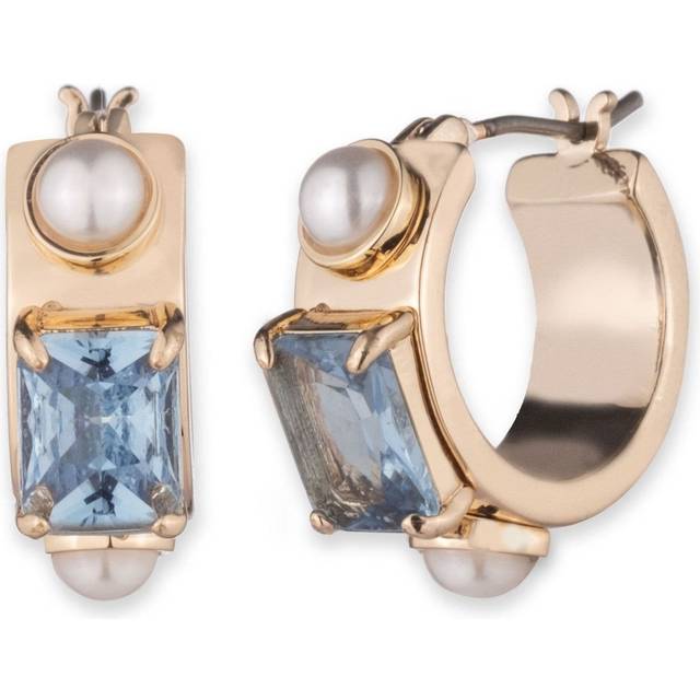 Ralph Lauren Bridgette Mini Hoop Earrings, Multi/Gold