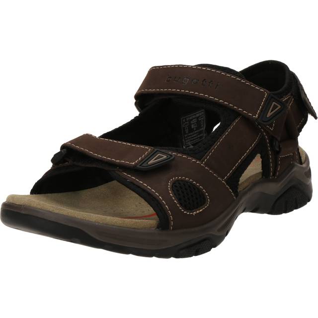 bugatti Trekkingsandaler mørkebrun / sort - 46
