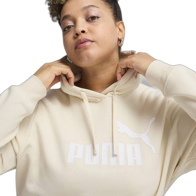 Women's hooded sweatshirt Puma Essential No. 1 Logo Fleece - Blanc
