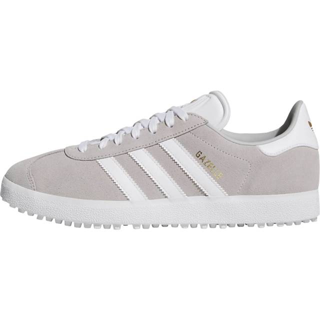 adidas Originals – Gazelle – Grå och guldfärgade golfskor utan dobbar-Grå/a
