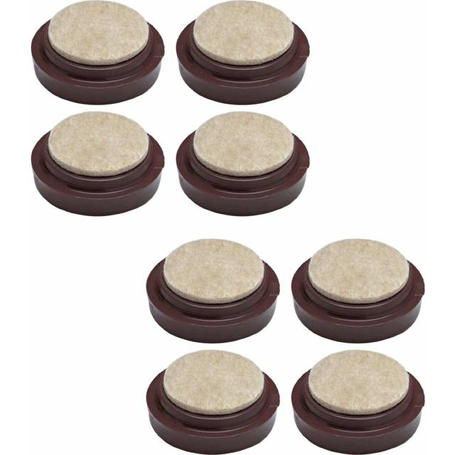 CASTOR CUPS FURNITURE FLOOR PROTECTOR GLIDES RUBBER NON SLIP 60MM ( Pack of 8 )