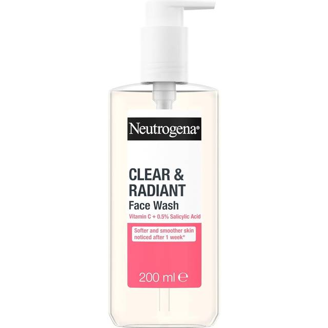 Neutrogena clear & radiant facial wash 200ml