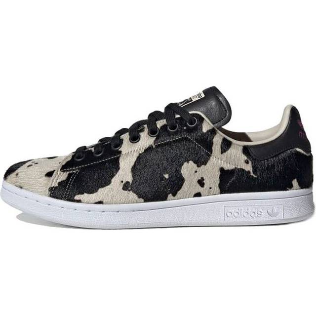 (WMNS) adidas Stan Smith 'Fuzzy Cow Print' FV3087 - Black - 6.5