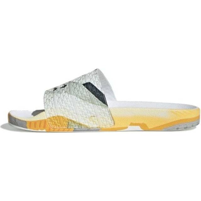 adidas Raf Simons x Torsion Adilette Slides 'Trompe L'oeil' EE7958 - Yellow - 4