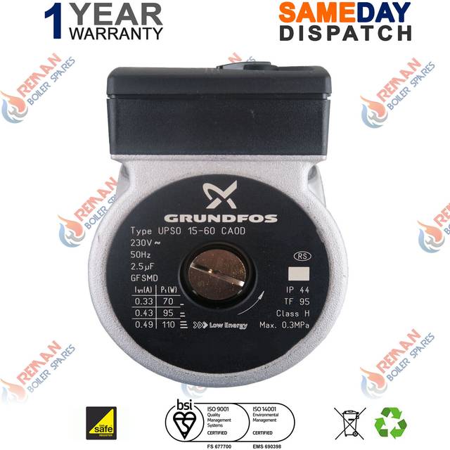 Worcester economy combi 90ksi boiler replacement pump head 87161084230