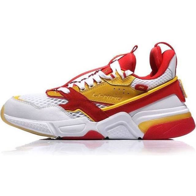 (WMNS) Li-Ning Stylish Shoes 'White Red Yellow' AGLN246-2 - White/Red/Yellow - 6.5