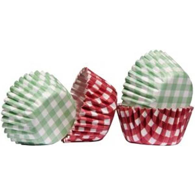 Premier Housewares Gingham 100pcs Mini Cupcake Cases